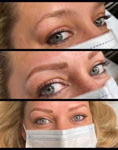 Eyebrow Tattoo result by Sweet Pea Permanent Cosmetics in Casper, WY