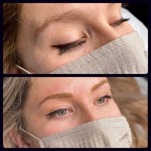 Eyebrow Tattoo result by Sweet Pea Permanent Cosmetics in Casper, WY