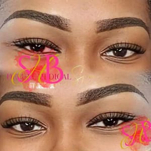 Eyebrow Tattoo result by Sweethoneybeauty and Spa in Fayetteville, NC