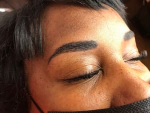 Eyebrow Tattoo result by Sylvia’s Bombshell Brow Bar in San Diego, CA