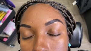 Eyebrow Tattoo result by Sylvia’s Bombshell Brow Bar in San Diego, CA