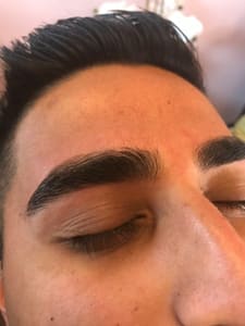 Eyebrow Tattoo result by Sylvia’s Bombshell Brow Bar in San Diego, CA