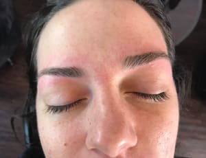 Eyebrow Tattoo result by Sylvia’s Bombshell Brow Bar in San Diego, CA