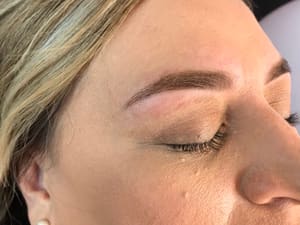 Eyebrow Tattoo result by Sylvia’s Bombshell Brow Bar in San Diego, CA