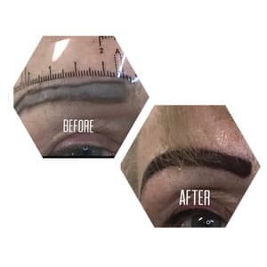 Eyebrow Tattoo result by Symétrie Permanent Cosmetics in Paducah, KY
