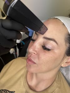 Eyebrow Tattoo result by Symmetry the Aesthetics Studio and Spa in Ashland, KY