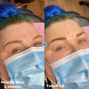Eyebrow Tattoo result by T.Beaute PMU (Inside Lakeside Nails & Spa) in Wayzata, MN