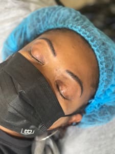 Eyebrow Tattoo result by T.K. Beauty Loft, LLC in Pikesville, MD