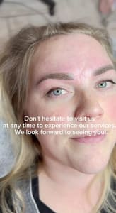 Eyebrow Tattoo result by T‑LUX Beauty Bar Nails Lashes Brows in Waukee, IA