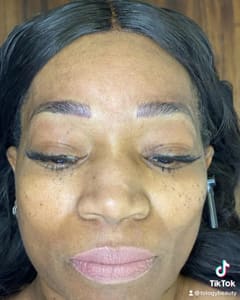 Eyebrow Tattoo result by T-ology Beauty Med Spa LV in Las Vegas, NV