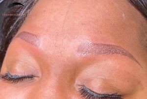 Eyebrow Tattoo result by Tailored Brows Aesthetic and Academy in Jacksonville, FL
