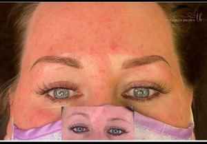 Eyebrow Tattoo result by Tailored Brows Aesthetic and Academy in Jacksonville, FL