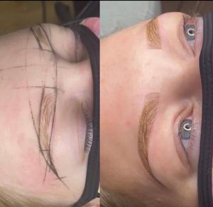 Eyebrow Tattoo result by Tailored Brows Aesthetic and Academy in Jacksonville, FL