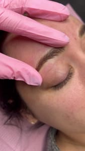 Eyebrow Tattoo result by TalíRose Aesthetics in Savannah, GA