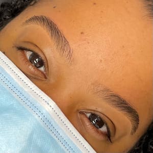 Eyebrow Tattoo result by Tamara Samara Studio in Atlanta, GA