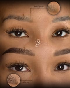 Eyebrow Tattoo result by TamaraBrowbeauty permanent makeup in Walnut Creek, CA