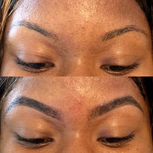 Eyebrow Tattoo result by TamekaNicole Beauty - Brow & Skin Beauty Bar in Rahway, NJ
