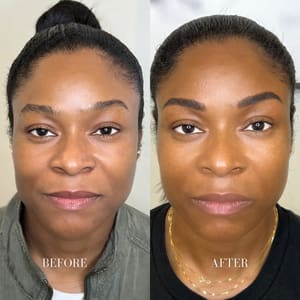 Eyebrow Tattoo result by Tamier Brows in Chula Vista, CA
