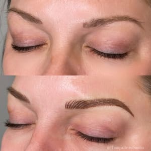 Eyebrow Tattoo result by Tampa Brow Studio in Tampa, FL