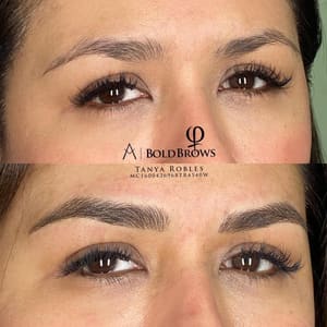 Eyebrow Tattoo result by Tanya Beauty Lab in Schaumburg, IL
