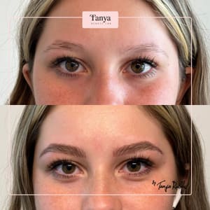Eyebrow Tattoo result by Tanya Beauty Lab in Schaumburg, IL