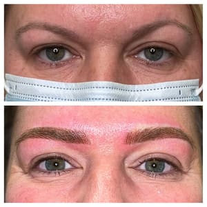 Eyebrow Tattoo result by Tanya Verdin Permanent Makeup in Park Ridge, IL