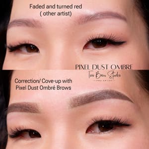 Eyebrow Tattoo result by Tao Brow Studio in Schaumburg, IL