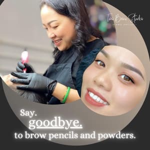 Eyebrow Tattoo result by Tao Brow Studio in Schaumburg, IL