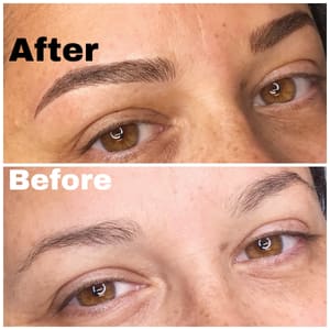 Eyebrow Tattoo result by Tao Ink LLC in Lauderhill, FL