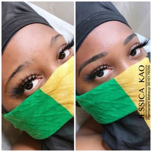 Eyebrow Tattoo result by Tao Ink LLC in Lauderhill, FL