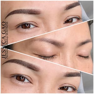 Eyebrow Tattoo result by Tao Ink LLC in Lauderhill, FL