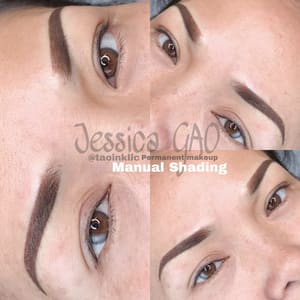 Eyebrow Tattoo result by Tao Ink LLC in Lauderhill, FL