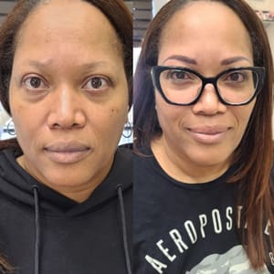 Eyebrow Tattoo result by Tashi Brow & Skin Studio in Plano, TX