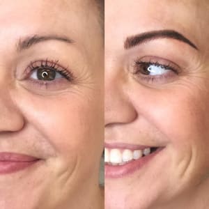 Eyebrow Tattoo result by Tate Esthetics in Upland, CA