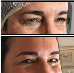Eyebrow Tattoo result by Tate Esthetics in Upland, CA