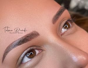 Eyebrow Tattoo result by Tatiana Devecki Permanent Makeup in Aledo, TX