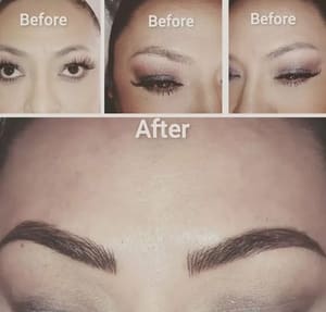 Eyebrow Tattoo result by Tattoo makeup tampa FL in Tampa, FL