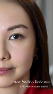 Eyebrow Tattoo result by Tatyana’s La Beautique in Osage Beach, MO