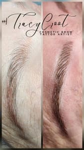 Eyebrow Tattoo result by TC Brows & Hair in Fayetteville, NC