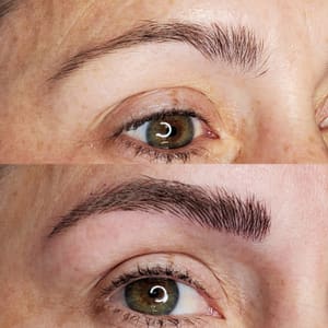 Eyebrow Tattoo result by TC Brows & Hair in Fayetteville, NC