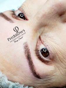 Eyebrow Tattoo result by TC Brows & Hair in Fayetteville, NC