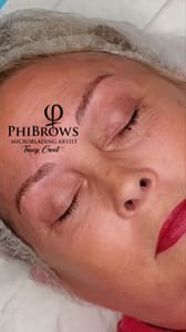 Eyebrow Tattoo result by TC Brows & Hair in Fayetteville, NC