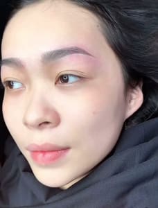 Eyebrow Tattoo result by Temecula Brows Couture by Pris in Temecula, CA