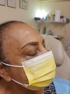 Eyebrow Tattoo result by Teresa's Permanent Make-Up in El Paso, TX