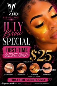 Eyebrow Tattoo result by Thandi’s Brow, Lash, Microblading, & Cosmetics in Kansas City, MO
