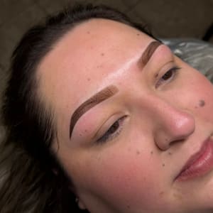 Eyebrow Tattoo result by The AA Beauty Studio in Penitas, TX