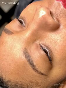 Eyebrow Tattoo result by The Aesthetic Artisan in Palm Beach Gardens, FL