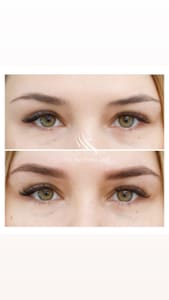 Eyebrow Tattoo result by the Aesthetix LAB in Bellevue, WA