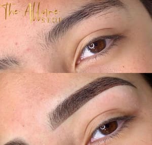 Eyebrow Tattoo result by The Allure Stop in Pico Rivera, CA