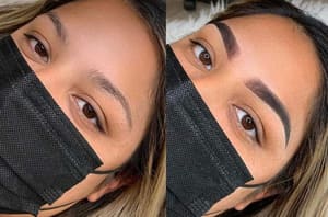 Eyebrow Tattoo result by The Allure Stop in Pico Rivera, CA